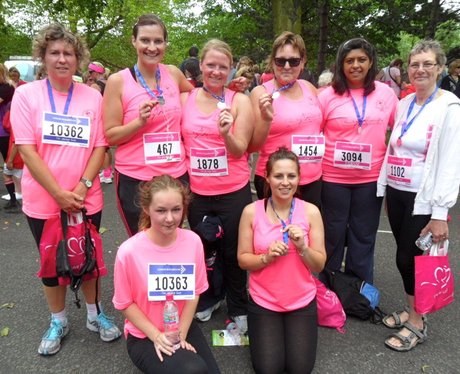 Bedford Race for Life - Medals - Heart Bedford