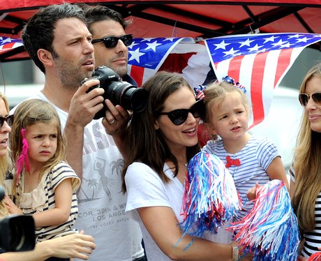 Ben Affleck, Jennifer Garner and daughter Seraphina Affleck