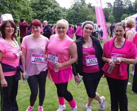 Everyone from Malvern park Race for Life 