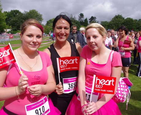 Everyone from Malvern park Race for Life 