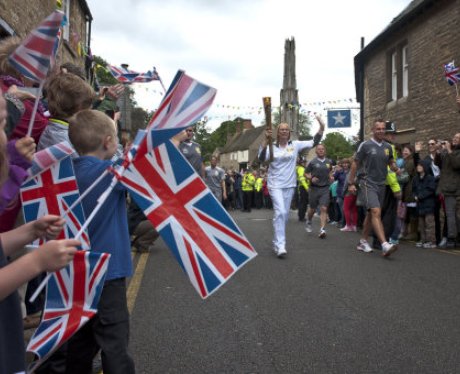 Geddington Olympic Torch