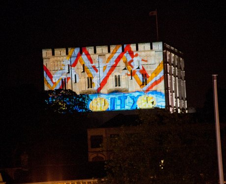 Norwich Castle 3D Display for the Olympic Torch