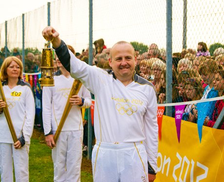 Olympic Flame at Hethersett High School