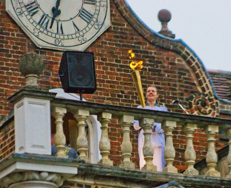 Olympic Torch: Christchurch Mansion