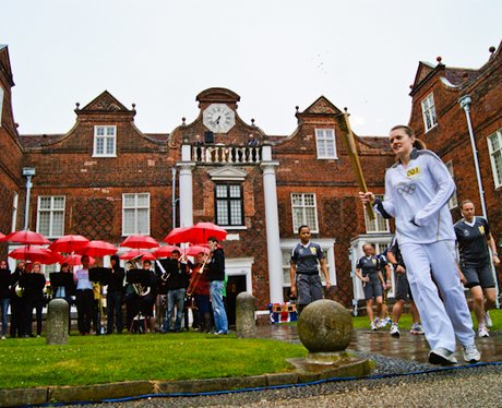 Olympic Torch: Christchurch Mansion