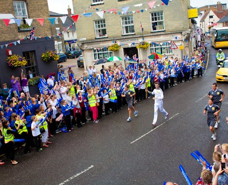 Olympic Torch passes through Saxmundham