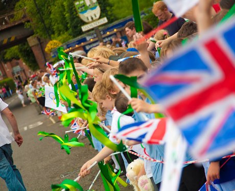 Olympic Torch passes through Saxmundham