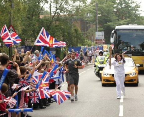 Olympic Torch Passes Through Southwold and Reydon