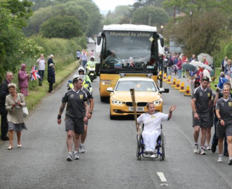 The Olympic Torch Relay Day 44: Evesham / Broadway