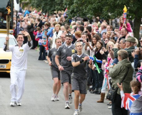 The Olympic Torch Relay Day 44: Evesham / Broadway
