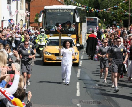 The Olympic Torch Relay Day 44: Evesham to Warwick