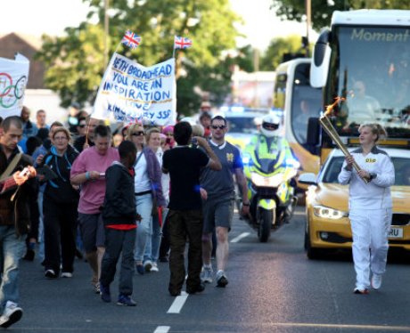 The Olympic Torch Relay Day 44: Leaving Birmingham