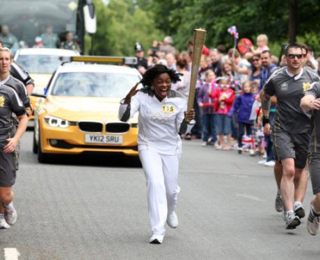 The Olympic Torch Relay Day 44: Stratford