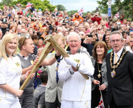 The Olympic Torch Relay Day 44: Stratford