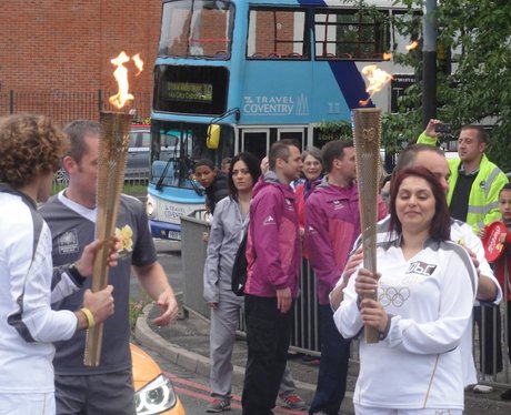 The Olympic Torch Relay Day 45: Leaving Coventry