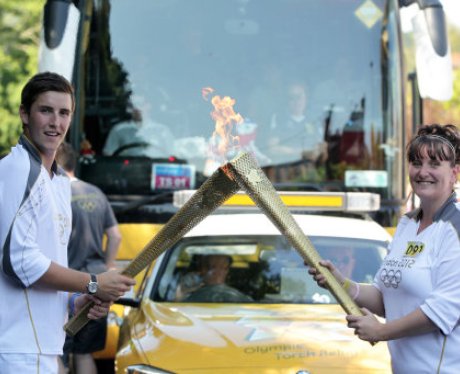 The Olympic Torch: Woodbridge
