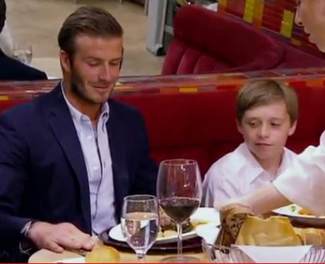 David Beckham on Hells Kitchen