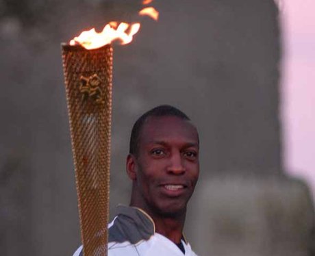 Olympic Torch at Stonehenge
