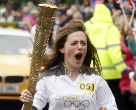 Olympic Torch in Bisham and Maidenhead