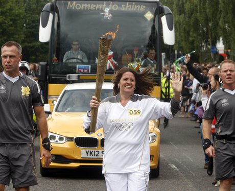 Olympic Torch in Burnham and Slough