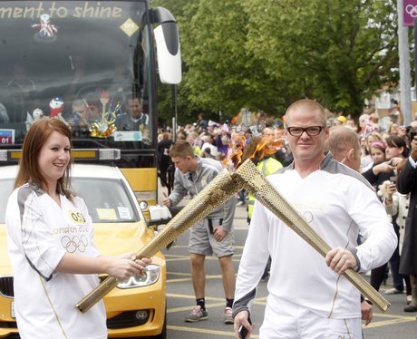 Olympic Torch in Burnham and Slough