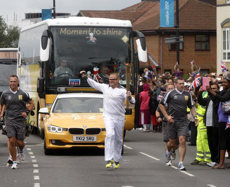 Olympic Torch in Burnham and Slough