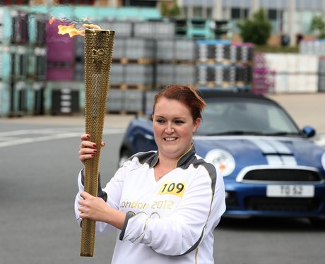 Olympic Torch in Oxford