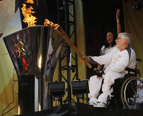Olympic Torch in Oxford