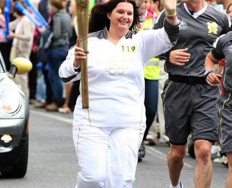 Olympic Torch in Oxford