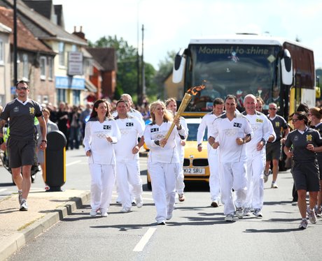 Olympic Torch in Reading and Theale