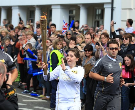 Olympic Torch in Winchester