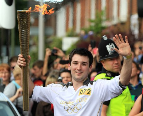 Olympic Torch in WInchestere