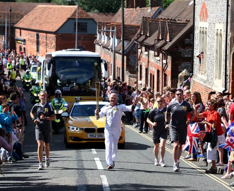 Olympic Torch in Winchester