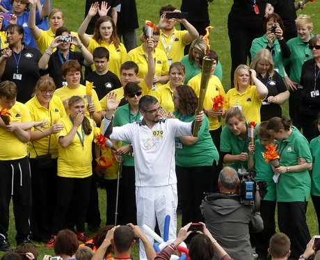 Olympic Torch in Winchester