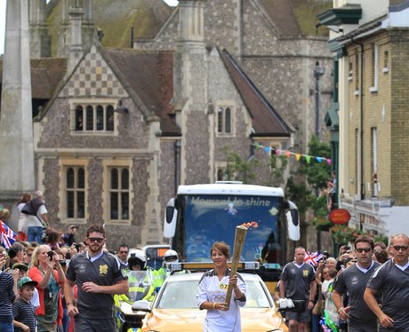 Olympic Torch in Winchester