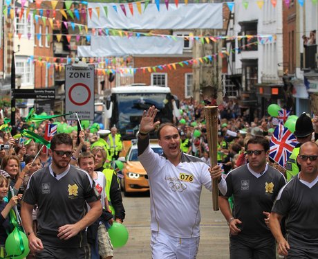 Olympic Torch in Winchester