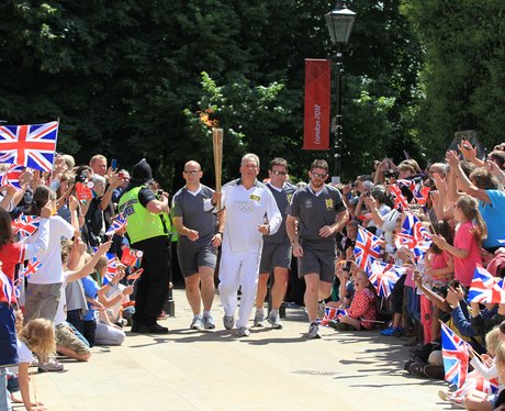 Olympic Torch in WInchestere