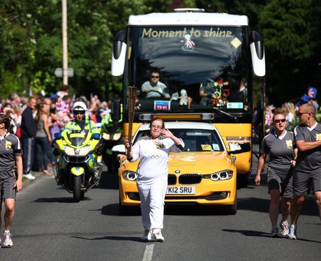Olympic Torch in Winchester