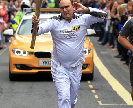 Olympic Torch in Winchester
