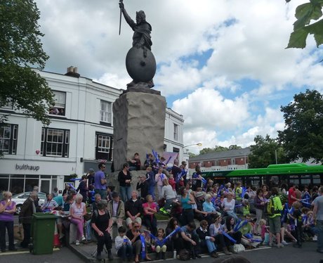 Olympic Torch in Winchester