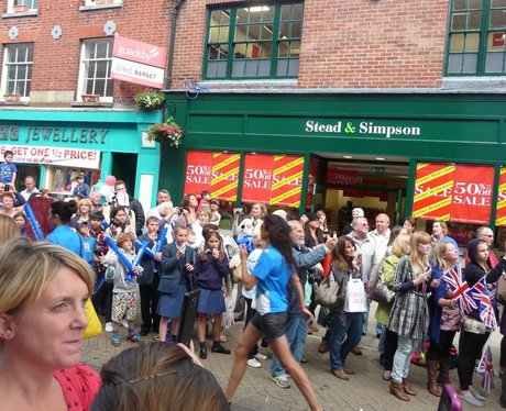 Olympic Torch in Winchester
