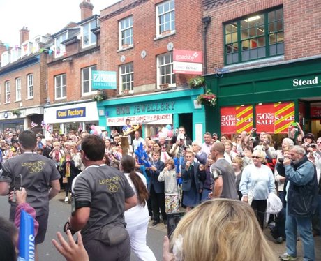 Olympic Torch in Winchester