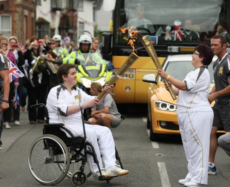 Olympic Torch Relay Buckingham and Whitchurch.
