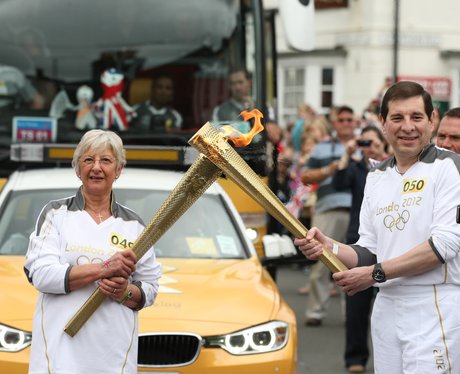 Olympic Torch Relay Buckingham and Whitchurch.