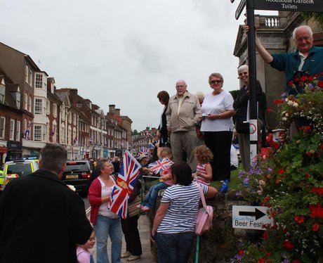 Olympic Torch Relay in Blandford Forum