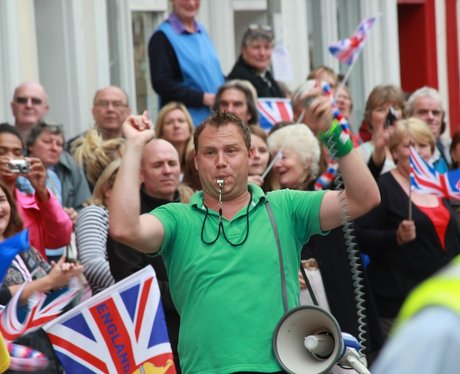 Olympic Torch Relay in Blandford Forum