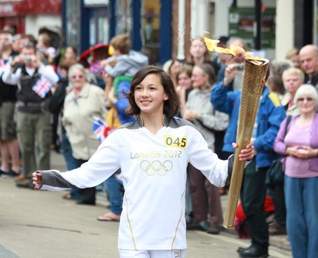 Olympic Torch Relay in Blandford Forum