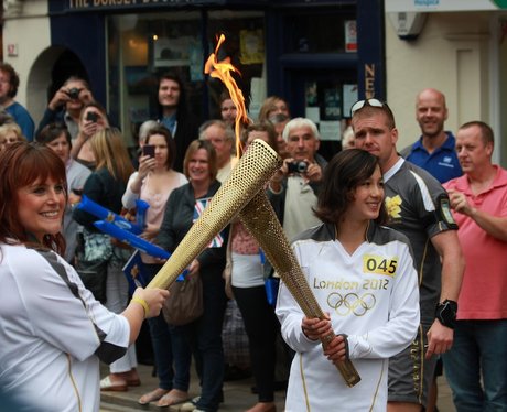 Olympic Torch Relay in Blandford Forum