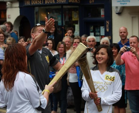 Olympic Torch Relay in Blandford Forum
