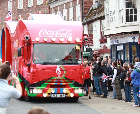 Olympic Torch Relay in Blandford Forum
